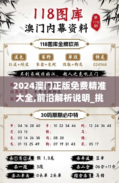 2024澳门正版免费精准大全,前沿解析说明_挑战款82.470-3