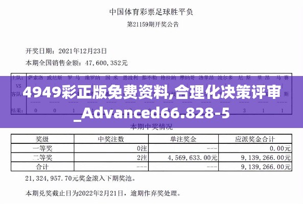 4949彩正版免费资料,合理化决策评审_Advanced66.828-5