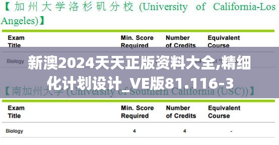 新澳2024天天正版资料大全,精细化计划设计_VE版81.116-3