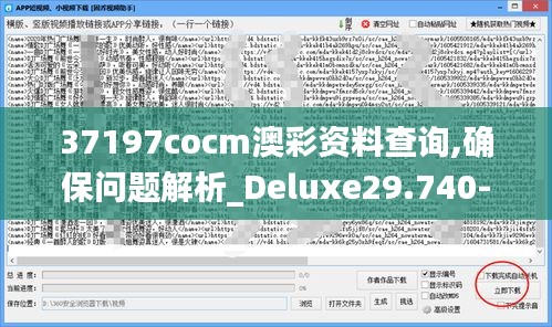 37197cocm澳彩资料查询,确保问题解析_Deluxe29.740-6