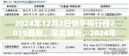 深度解析，揭秘2024年快手排行榜新星与最新版特性及用户体验