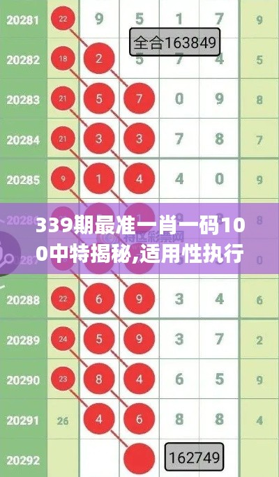 339期最准一肖一码100中特揭秘,适用性执行设计_黄金版40.390-2