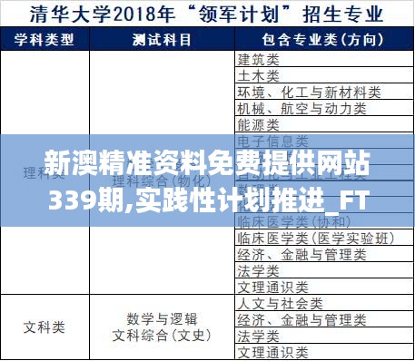 新澳精准资料免费提供网站339期,实践性计划推进_FT8.194-6