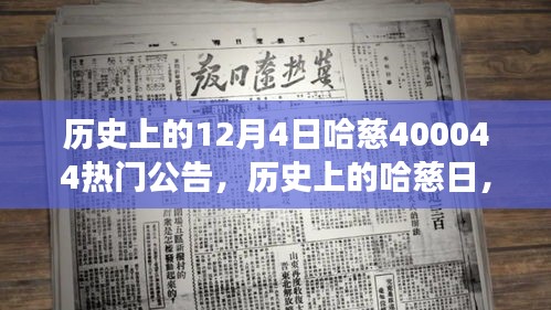 历史上的哈慈日，与自然美景的奇妙邒逅与哈慈400044热门公告回顾