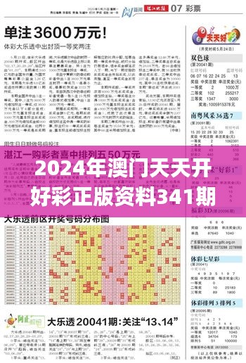 2024年澳门天天开好彩正版资料341期,数据支持执行策略_SE版1.342