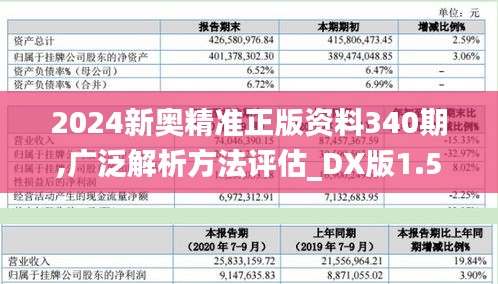 2024新奥精准正版资料340期,广泛解析方法评估_DX版1.555