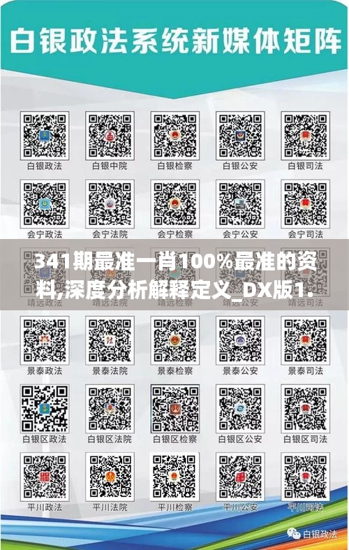 341期最准一肖100%最准的资料,深度分析解释定义_DX版1.341