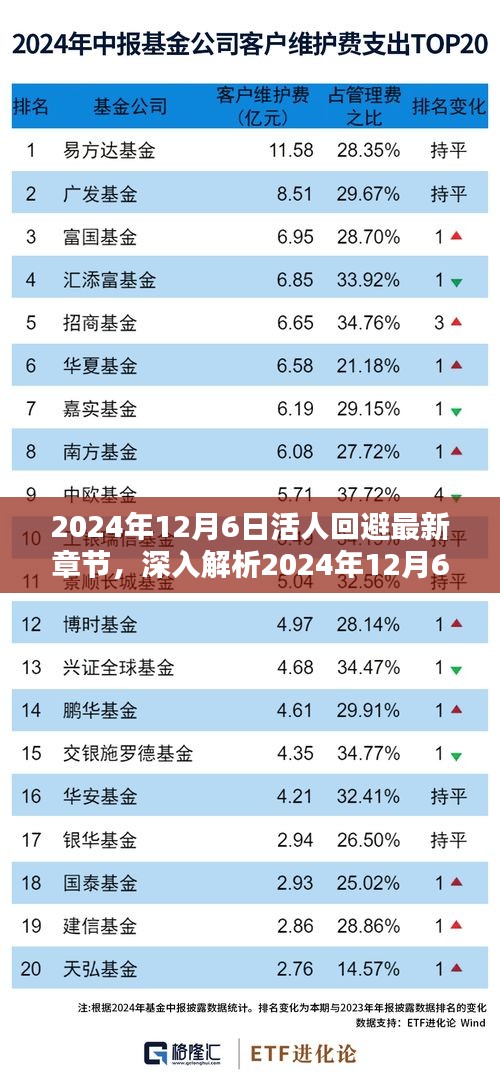 2024年12月6日活人回避最新章节深度解析，特性、体验、竞品对比及用户群体分析