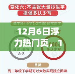 12月6日浮力热门页，变化中的学习与自信成就感的魔法之旅