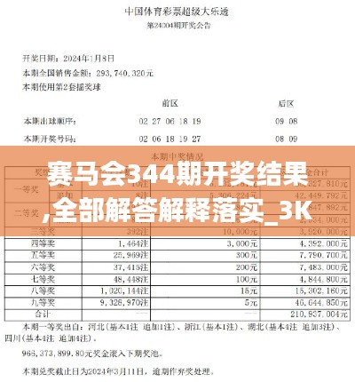 赛马会344期开奖结果,全部解答解释落实_3K17.407