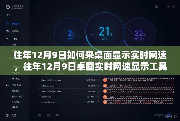 往年12月9日桌面显示实时网速工具评测及全面指南