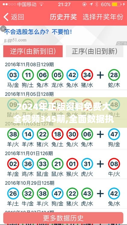 2024年正版资料免费大全视频345期,全面数据执行方案_网页版13.373