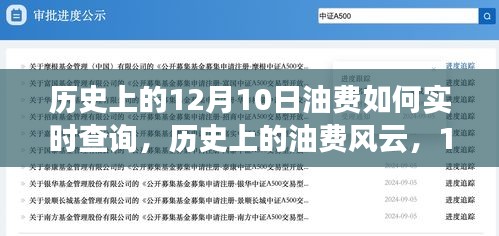 历史上的油费风云，揭秘油费实时查询与风景之旅背后的故事（12月10日篇）