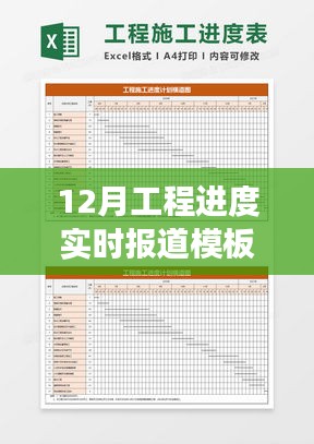 12月工程进度实时报道模板图片及其多维度解读指南