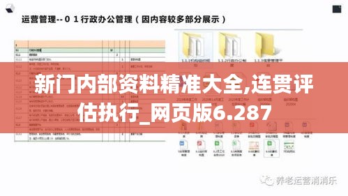 新门内部资料精准大全,连贯评估执行_网页版6.287