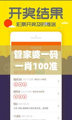 管家婆一码一肖100准：掌控概率，赢得未来