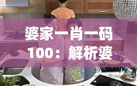 婆家一肖一码100：解析婆媳关系的秘籍