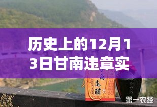 甘南隐秘小巷的违章查询与美食奇遇，历史视角下的12月13日纪实