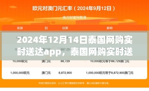 泰国网购实时送达app的发展与影响，以观察点2024年12月14日为视角