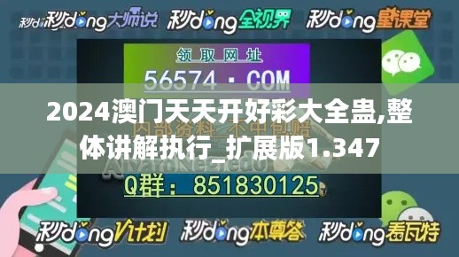 2024澳门天天开好彩大全蛊,整体讲解执行_扩展版1.347