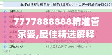 7777888888精准管家婆,最佳精选解释定义_watchOS5.385