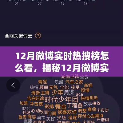 揭秘12月微博实时热搜榜，如何读懂热点趋势与榜单内容？