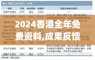 2024香港全年免费资料,成果反馈落实_旗舰款6.216