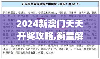 2024新澳门天天开奖攻略,衡量解答解释落实_特供版2.593