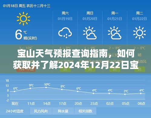 宝山天气预报查询指南，获取并了解宝山实时天气预报（针对2024年12月22日）