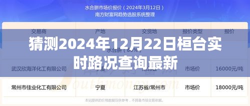 桓台实时路况查询预测（2024年12月22日最新）