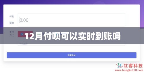 付呗实时到账功能解析，12月付款到账时间揭秘