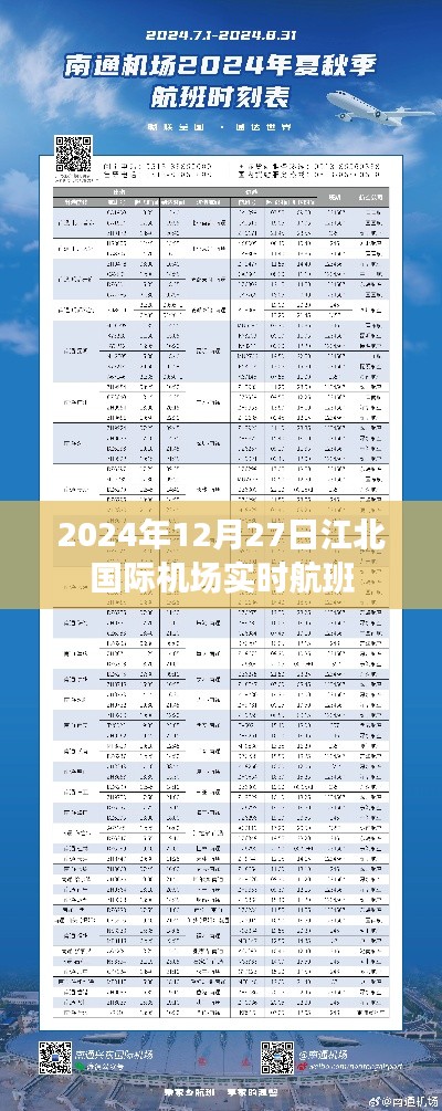 江北国际机场航班实时查询通知单（航班动态）