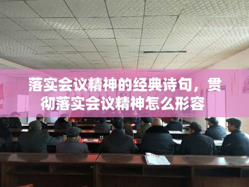 落实会议精神的经典诗句，贯彻落实会议精神怎么形容 