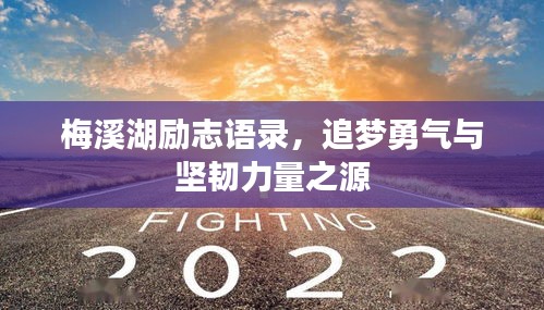 梅溪湖励志语录，追梦勇气与坚韧力量之源