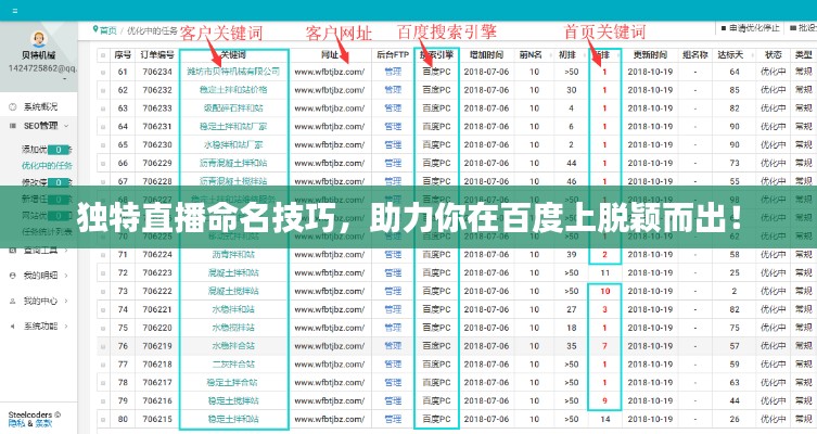 独特直播命名技巧，助力你在百度上脱颖而出！