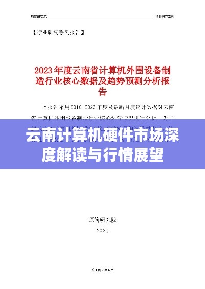 云南计算机硬件市场深度解读与行情展望