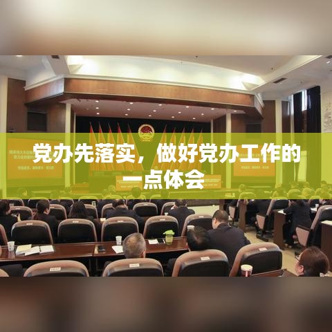 党办先落实，做好党办工作的一点体会 