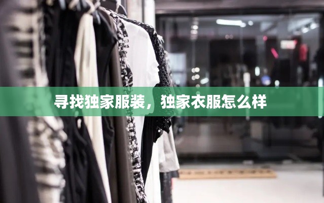 寻找独家服装，独家衣服怎么样 