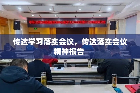 传达学习落实会议，传达落实会议精神报告 