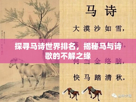 探寻马诗世界排名，揭秘马与诗歌的不解之缘