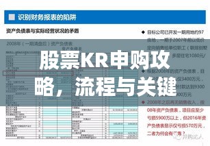 股票KR申购攻略，流程与关键要素全解析