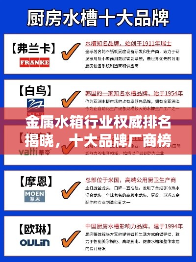金属水箱行业权威排名揭晓，十大品牌厂商榜单！